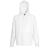 Lightweight hooded sweatshirt White