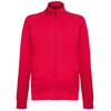 Lightweight sweatshirt jacket Red