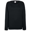 Lady-fit lightweight raglan sweatshirt Black