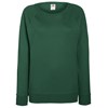 Lady-fit lightweight raglan sweatshirt Bottle Green