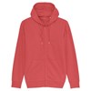 Unisex Connector essential zip-thru hoodie sweatshirt (STSU820) SX025 Carmine Red