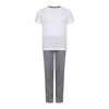 Kids long pyjamas TC059 White/ Heather Grey