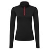 TriDri Women’s recycled long sleeve brushed back zip top TR121