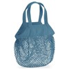 Organic cotton mini mesh grocery bag WM151 Airforce Blue