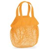 Organic cotton mini mesh grocery bag WM151 Amber