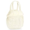 Organic cotton mini mesh grocery bag WM151 Natural