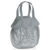 Organic cotton mini mesh grocery bag WM151 Pure Grey