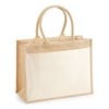 Westford Mill Cotton Pocket Jute Shopper Bag WM427