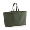 Westford Mill over-sized canvas tote bag WM696 Olive Green