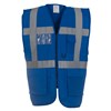 Multi-functional executive hi-vis waistcoat (HVW801) Royal Blue