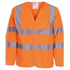 Hi-vis long sleeve waistcoat (HVJ200) Orange