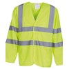 Hi-vis long sleeve waistcoat (HVJ200) Yellow