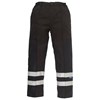 Reflective polycotton ballistic trousers (BS015T) Black