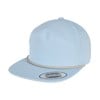 Colour braid jockey cap (7005CB)  Light Blue