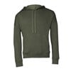 Unisex sponge fleece pullover DTM hoodie BE136 Military Green