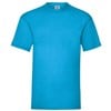 Fruit of the Loom Unisex 100% Cotton Valueweight T-shirt -Azure Blue