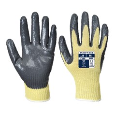 Portwest Kevlar Nitrile Cut Resistant Grip Glove