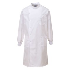 Portwest 65% Polyester and 35%  Cotton Texpel Finish Howie Lab Coat