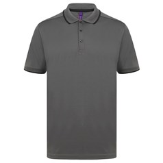 Henbury HiCool® tipped polo shirt