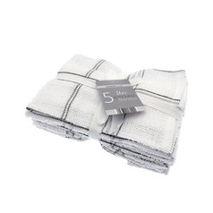 Home & Living 5 Pack tea towels uni