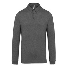 Kariban Jersey knit long sleeve polo shirt