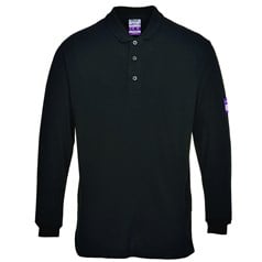 Portwest ModaFlame Flame Resistant Anti Static Long Sleeve Polo Shirt