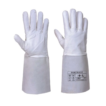 Portwest Goat Skin Palm Premium Tig Welding Gauntlet Glove