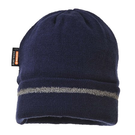 Portwest Reflective Trim Knit Hat Insulatex Lined