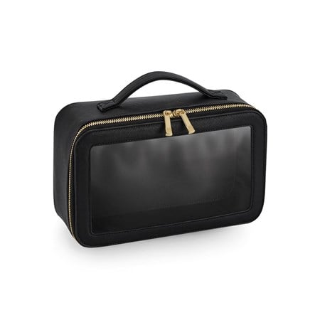 BagBase Leather Travel Case With Transparent Window