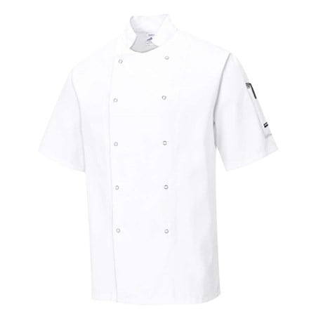 Portwest Cumbria Modern Short Sleeve Chefs Jacket