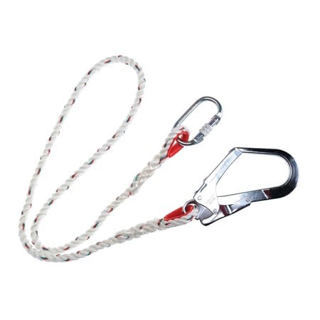 Portwest Fall Protection 1.5m Polyester Single Lanyard