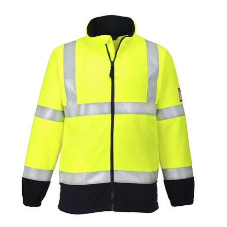 Portwest ModaFlame Flame Resistant Anti-Static Hi Vis Fleece Jacket
