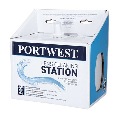Portwest Eye Protection Lens Cleaning Station