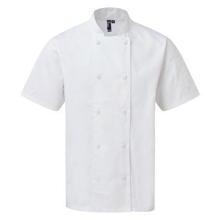 Premier Chefs coolchecker short sleeve jacket PR902