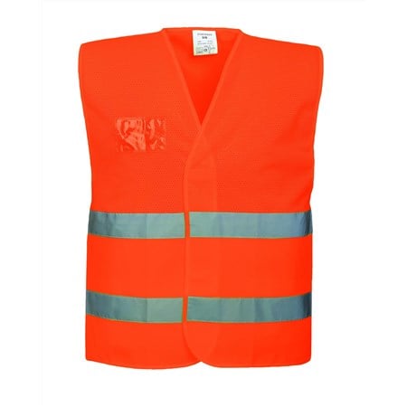 Portwest High Visibility Mesh Fabric Safety Vest