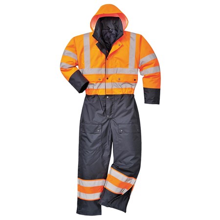 Portwest 300D Abrasion Resistant Lined Contrast Coverall