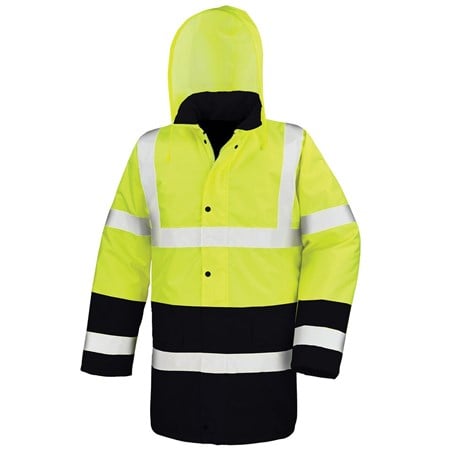 Result Motorway two-tone safety coat