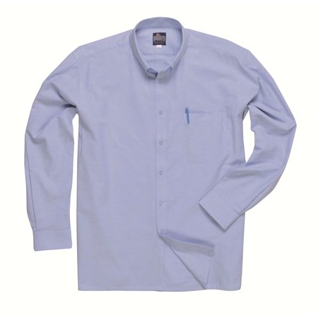 Portwest Cotton Rich Long Sleeve Oxford Shirt