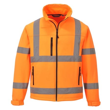 Portwest Water Repellant High Visibility Classic Softshell Jacket