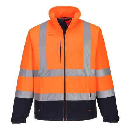 Portwest Water and Windproof High Vis Contrast Softshell Jacket