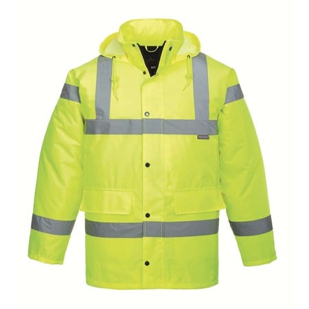 Portwest 300D Abrasion Resistant Hi Vis Breathable Jacket