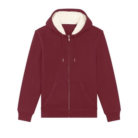 Stanley/Stella Unisex Hygger sherpa zip-through hooded sweatshirt 