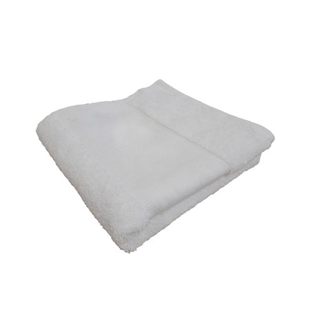 Towel City Organic bath towel with printable border