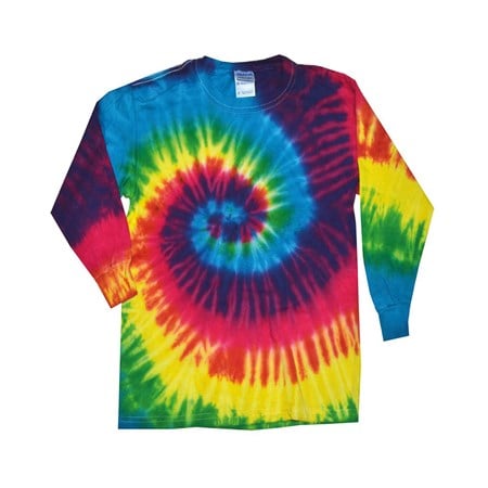 Colortone Tie Dyed Long Sleeve T-Shirt