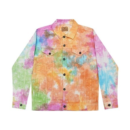 Colourtone Unisex Tie-dye denim jacket