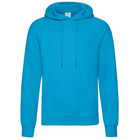 Classic 80/20 hooded sweatshirt Azure Blue