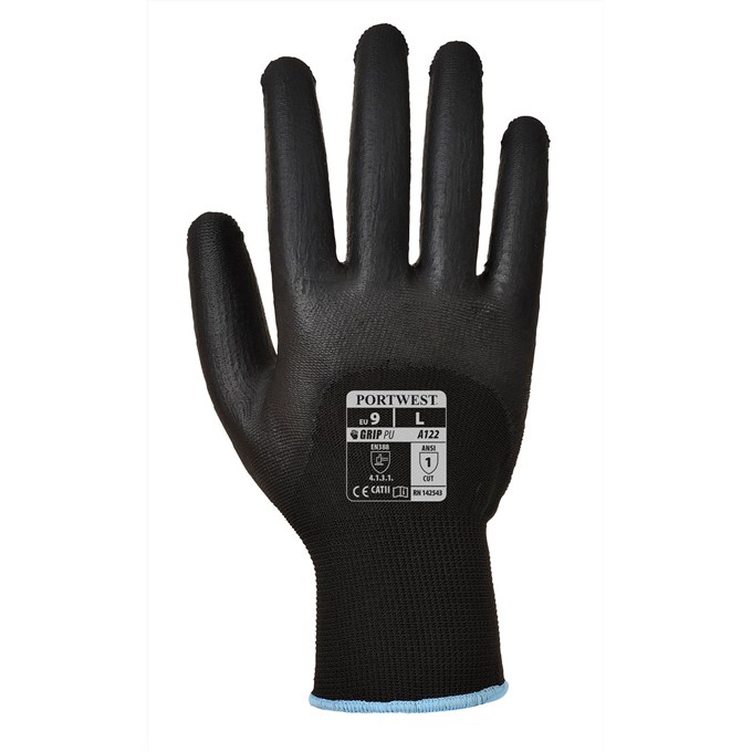 Portwest Grip  Adult's 3/4 Dipped Polyurethane PU Ultra Glove