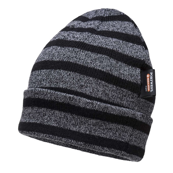 Portwest Adult's Insulatex Striped Knit Hat