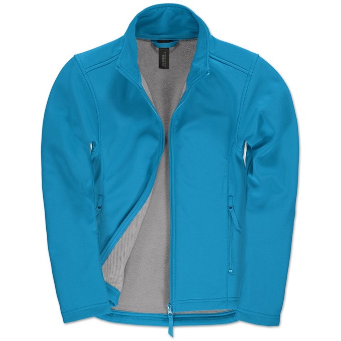 B&C ID.701 Softshell jacket /women Atoll/ Attitude Grey Lining