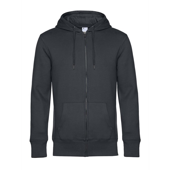B&C Unisex Adult's King zipped premium hoodie BA012